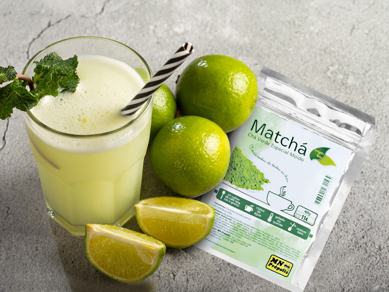 limonada - limonada com matchá - receita de limonada com matchá