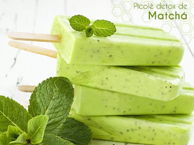 Picolé Detox de Matchá